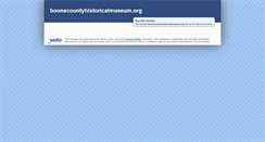 Desktop Screenshot of boonecountyhistoricalmuseum.org