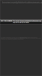 Mobile Screenshot of boonecountyhistoricalmuseum.org